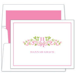 Pink Ribbon Note Cards